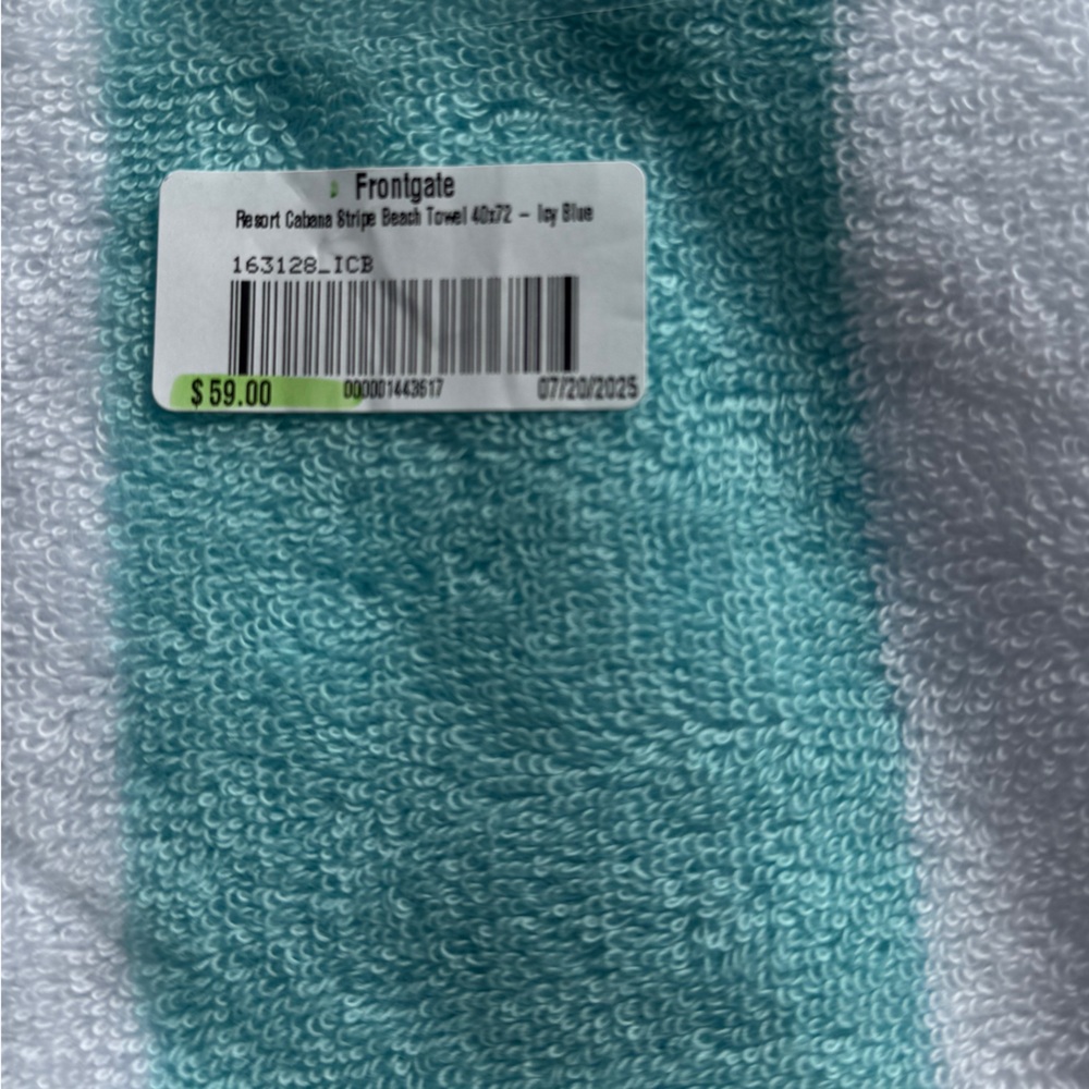 Frontgate Resort Beach Towels - Set of 2 - NWT - Picture 7 of 16